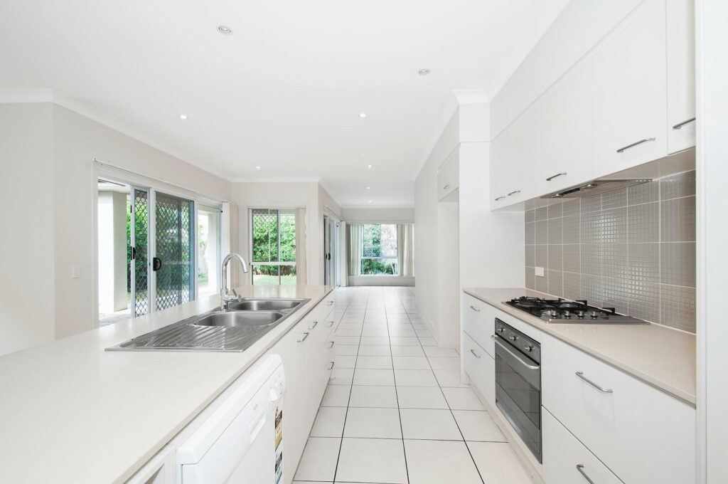 image of a new cleaned home kitchen