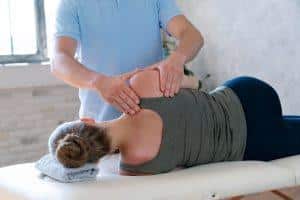 Pregnant woman massage