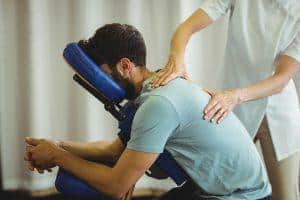 types of massage: chair massage