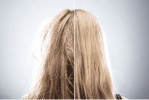 keratin treatment before and after