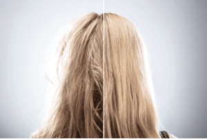 keratin treatment before and after 