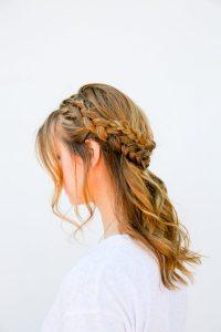 halo crown hairstyle