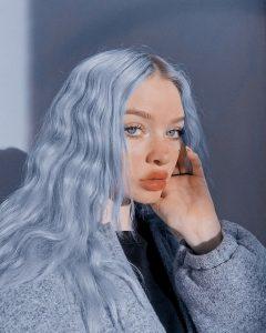 arctic blue hair
