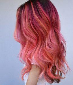 flamingo pink hair