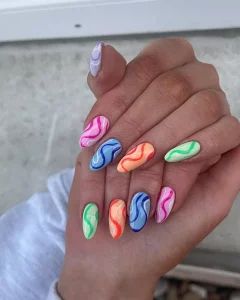 bright nails