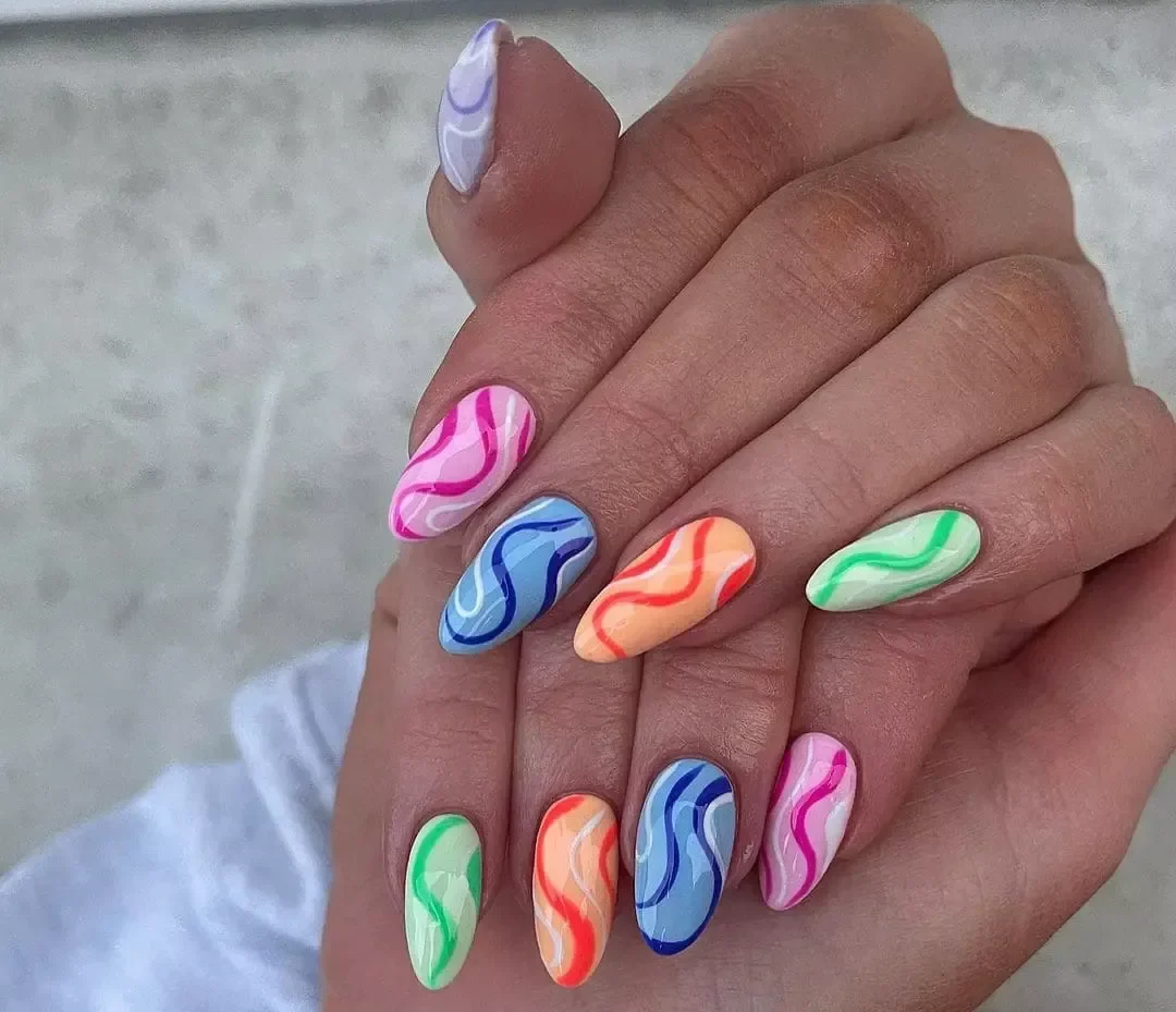 50 Best Stylish Bright Summer Nails To Try In 2022 e1704378935466