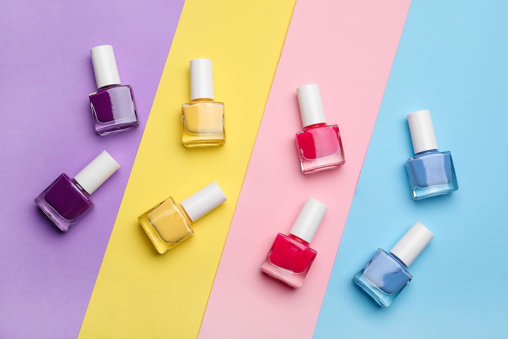 Range of Nail Polish Colours