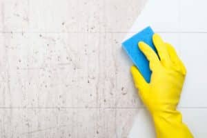 how to clean a wall
