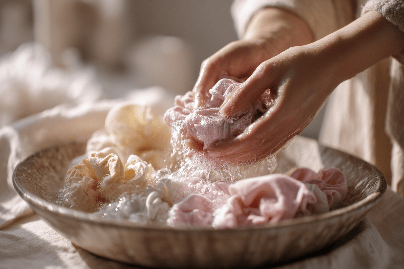 how to wash newborn clothes