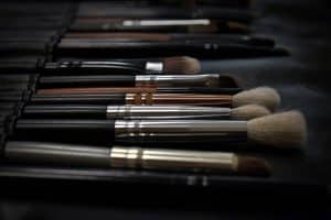 dirty makeup brushes