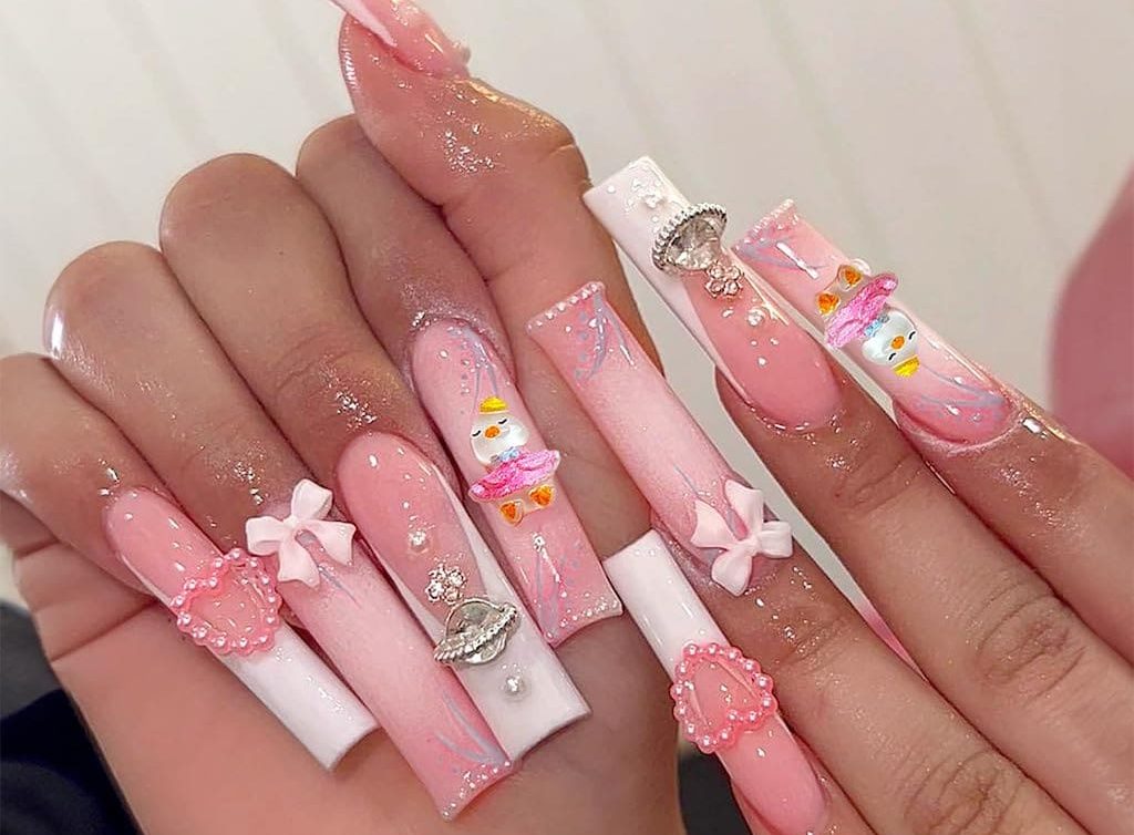 3D bow nails