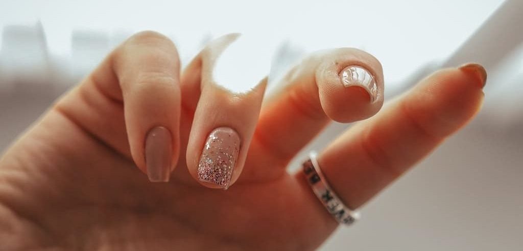 Glitter Confetti Nails