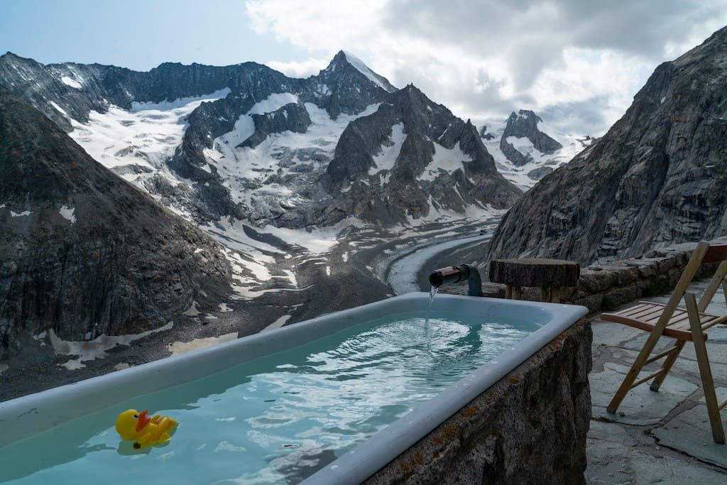 outdoor ice bath