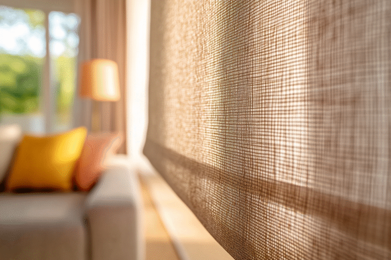 how to clean fabric window shades