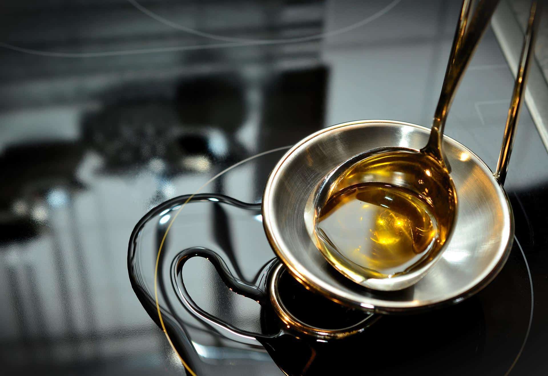 oil spill on ceramic hob