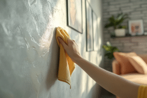 how to clean walls