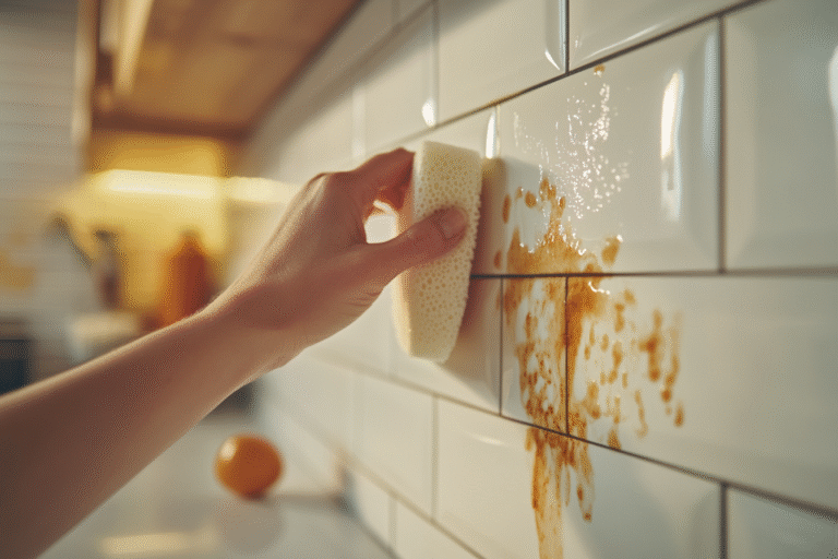 how to get grease off walls