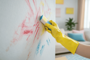 how to remove stains on the wall