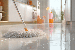 how to clean porcelain floors