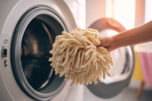 how to clean a mop