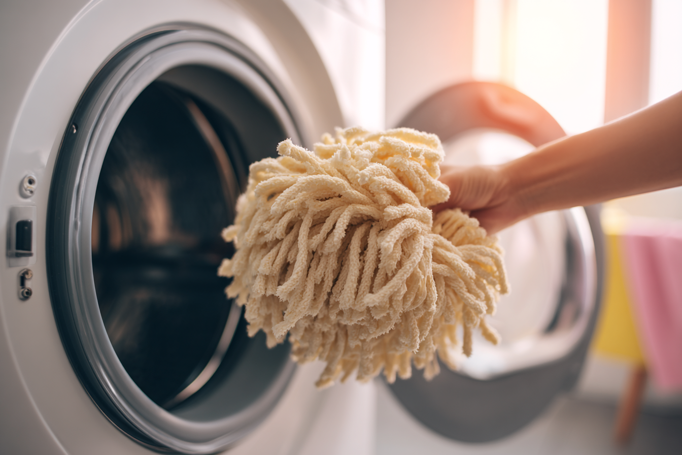 how to clean a mop