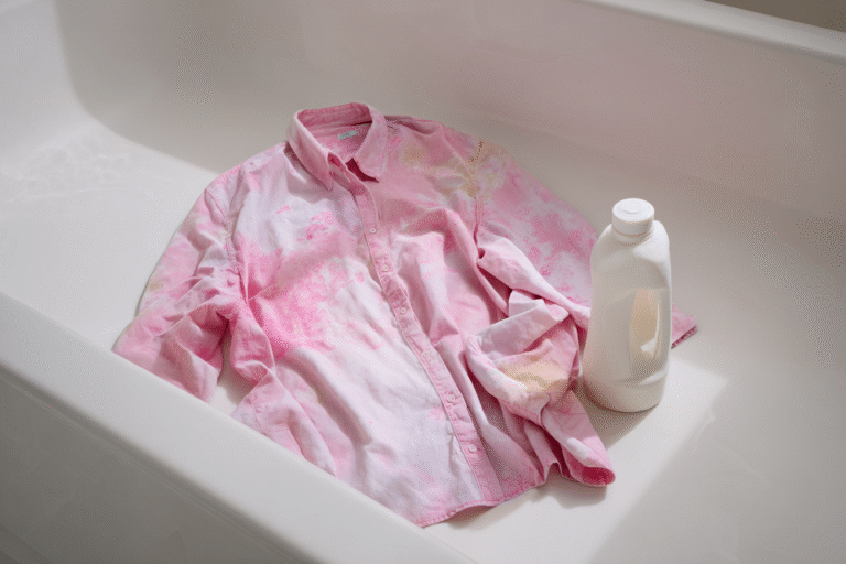 how to get bleach out of clothes