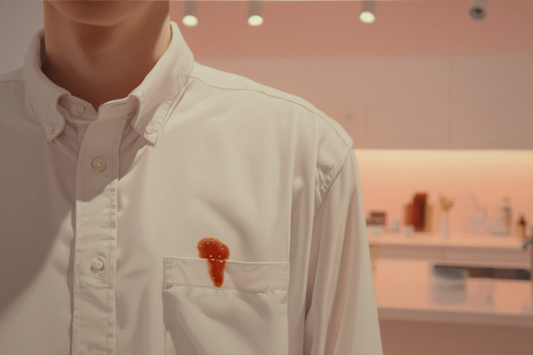 how to get ketchup out of clothes