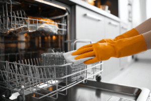 how to clean a dishwasher