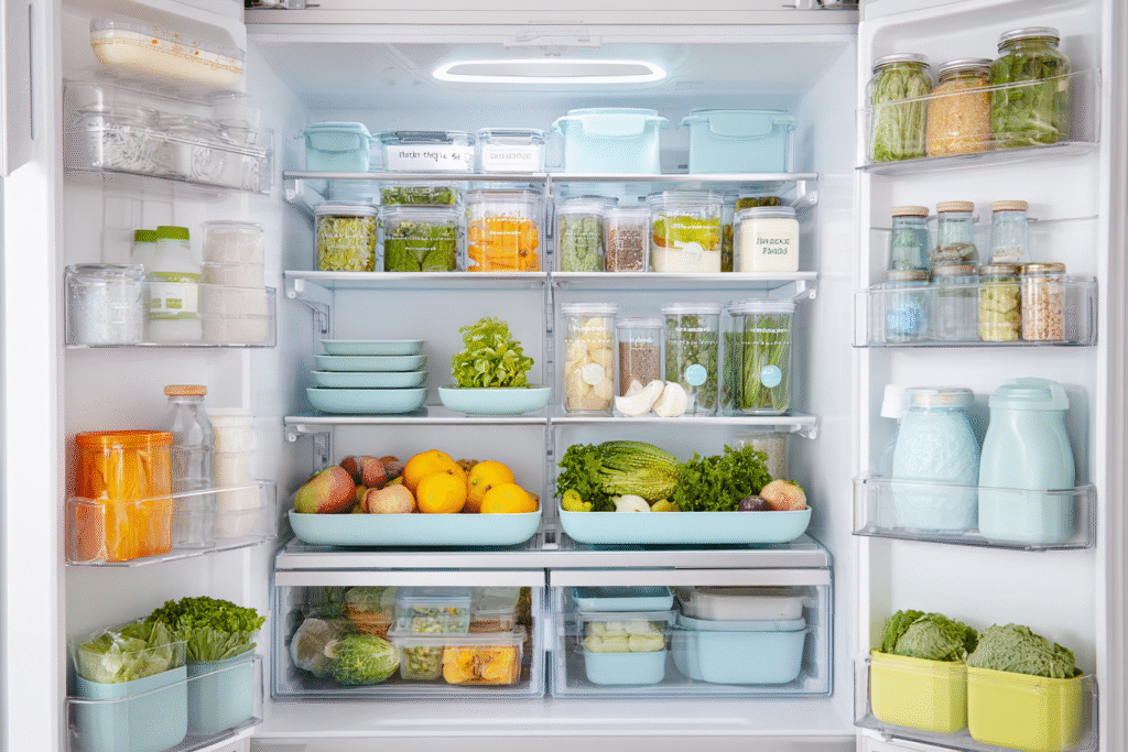 how to organise fridge