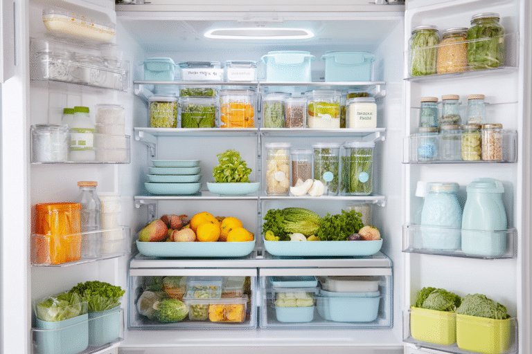 how to organise fridge