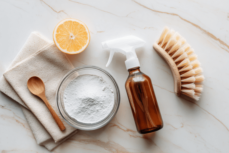 baking soda and vinegar cleaning​