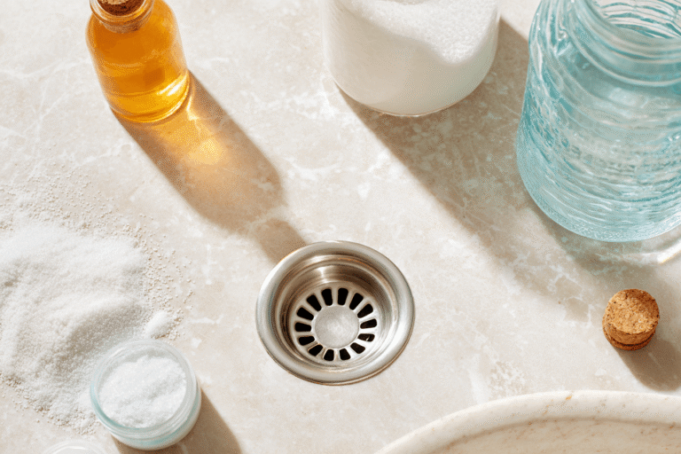 does vinegar and baking soda remove hair block​