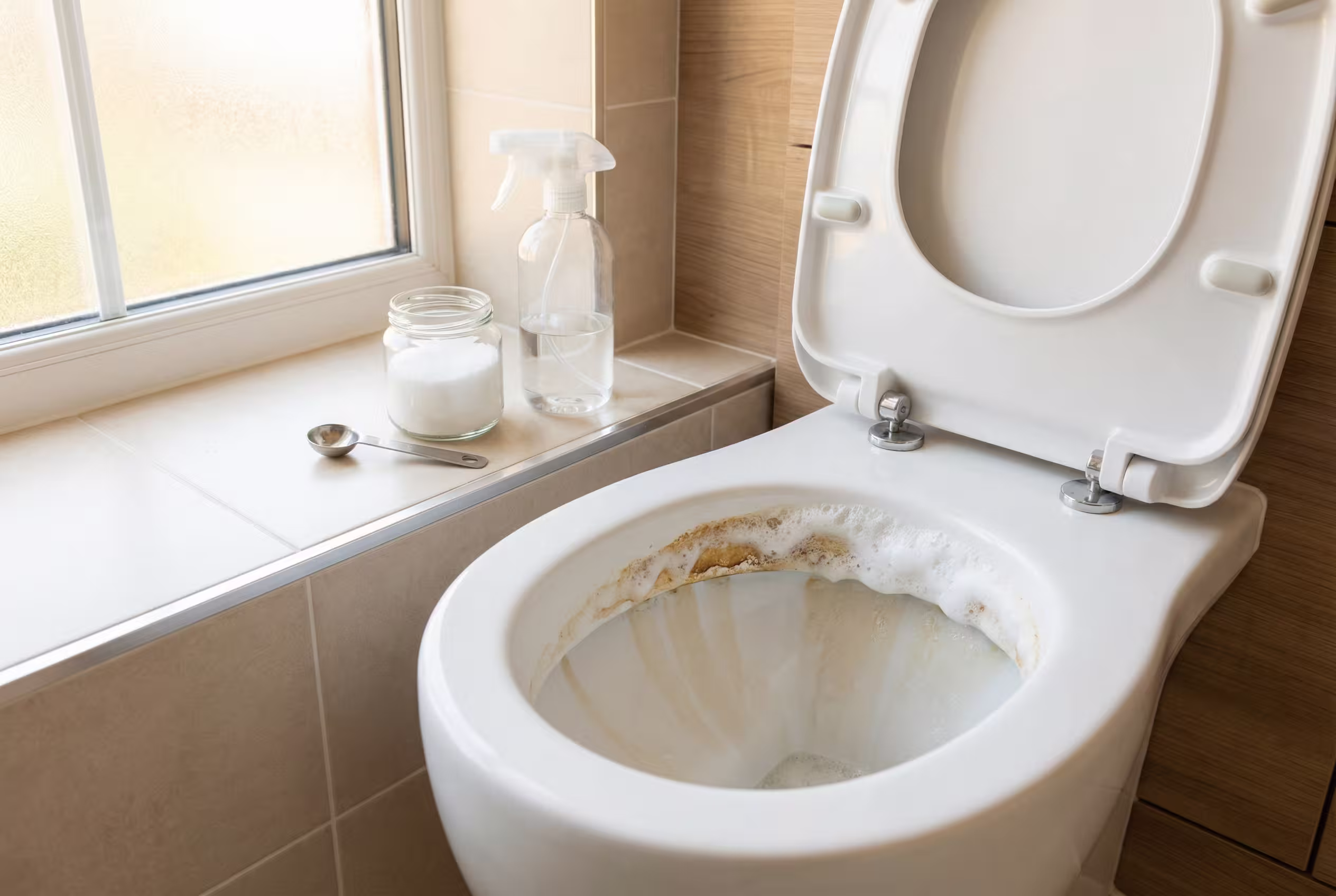 cleaning toilet with citric acid