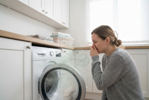 how to get rid of smell in washing machine