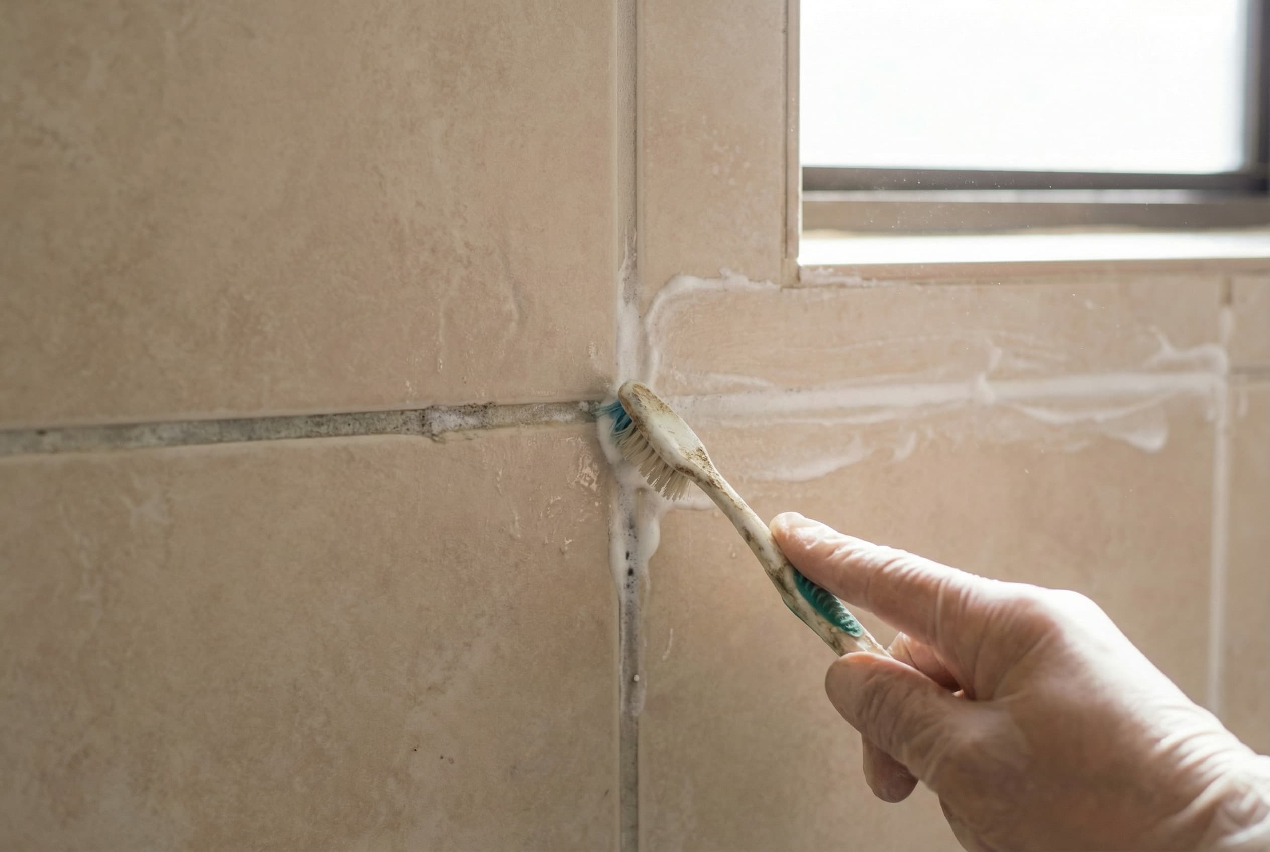 homemade grout cleaner
