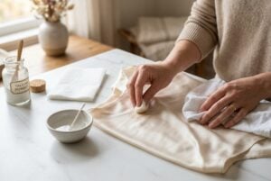 how do i get a stain out of silk​