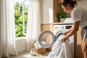 bedding wash temperature summer