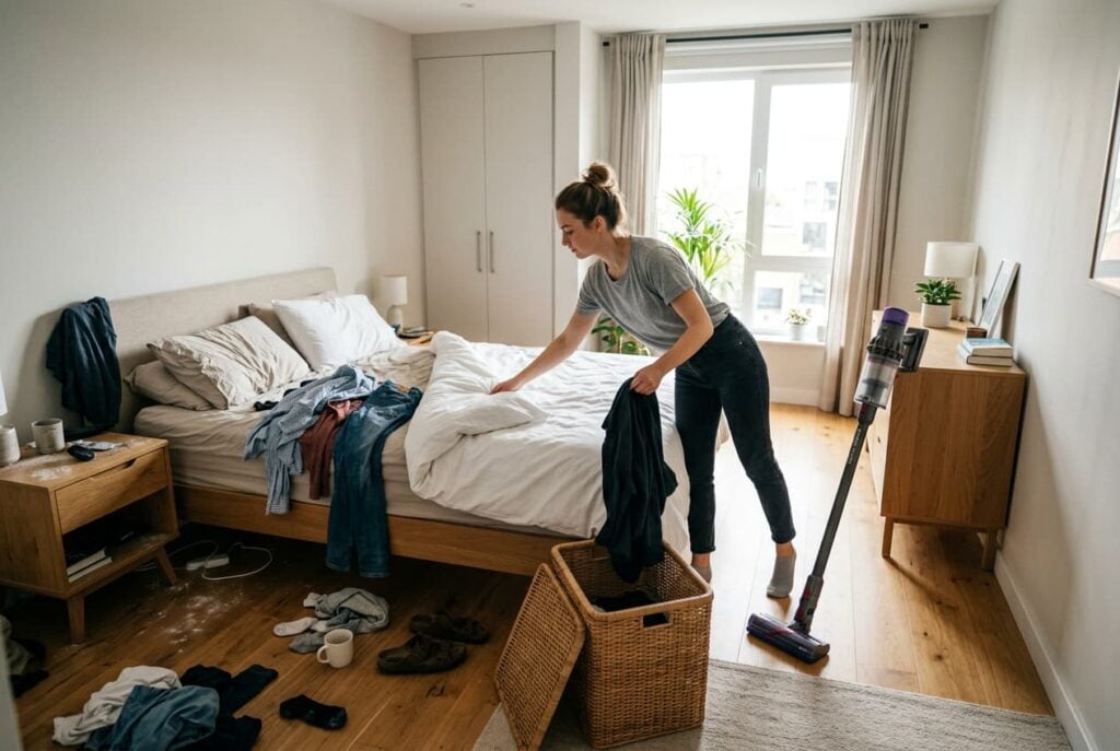 how to clean your room