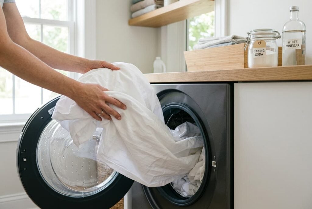 whitening cotton sheets