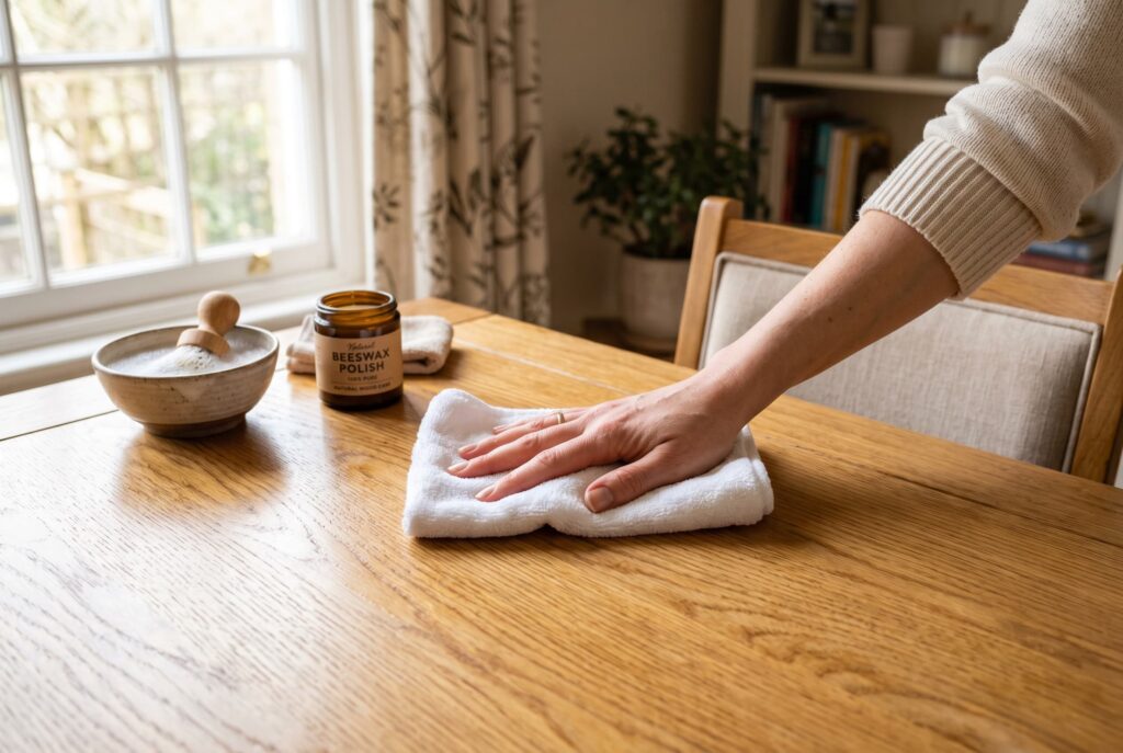 how to clean oak furniture​