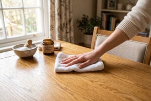 how to clean oak furniture​
