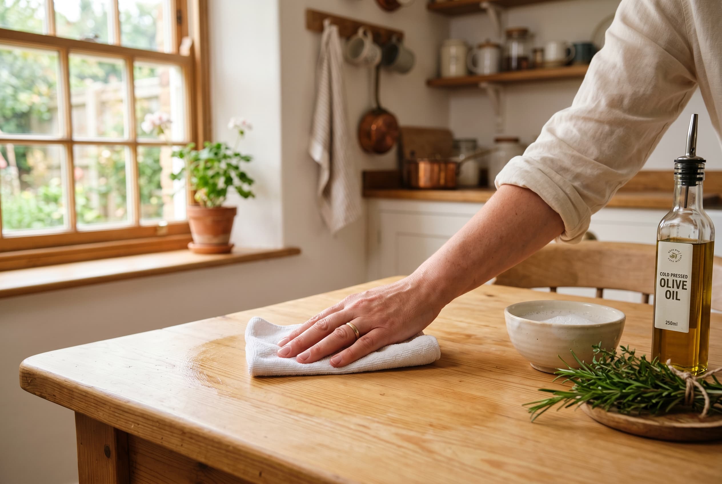 how to clean pine furniture​