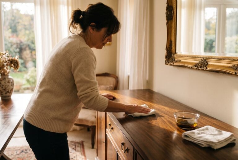 how to clean wooden furniture