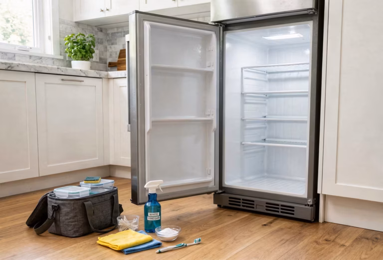 how to clean a refrigerator properly