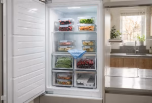 how to clean freezer