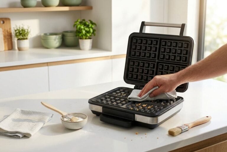 how to clean a waffle maker