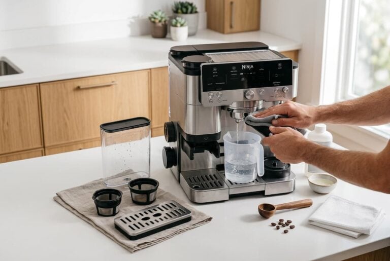 how to clean ninja coffee maker