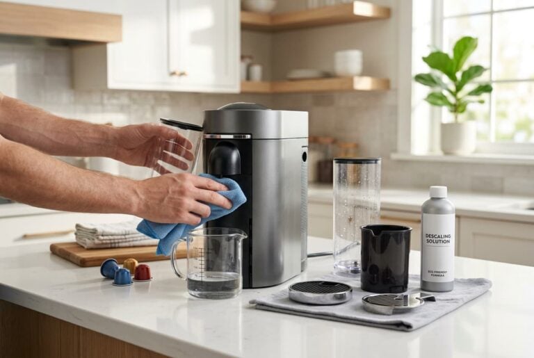 how to clean nespresso machine