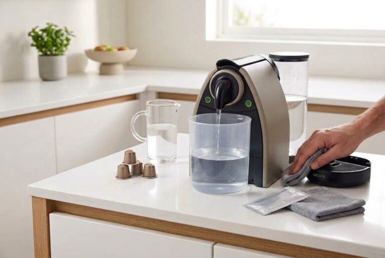how to descale a nespresso krups machine​