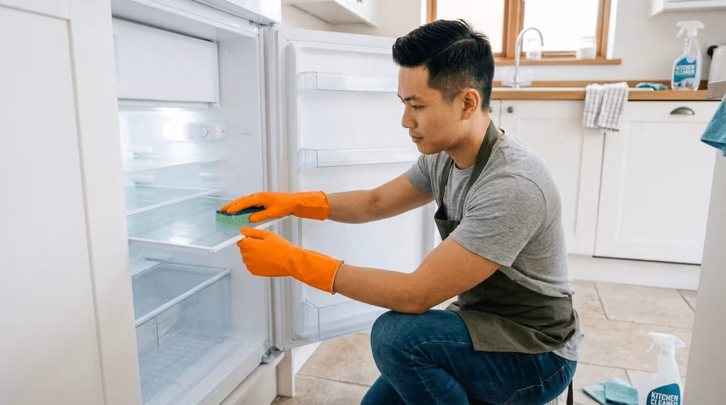 how to clean a fridge